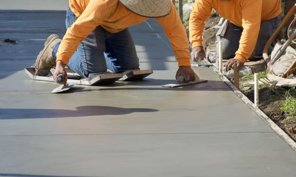 Cement Pad Construction in Lewes