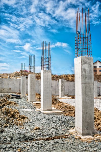 Concrete Footer Pouring in Lewes
