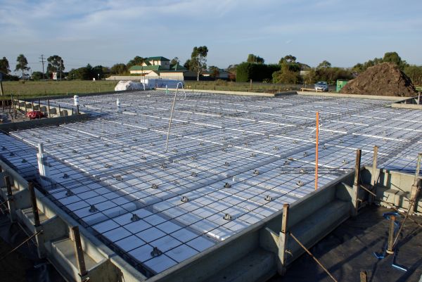 Barn Pad Construction in Lewes