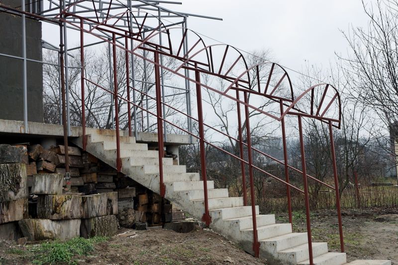 Cement Stair Installation