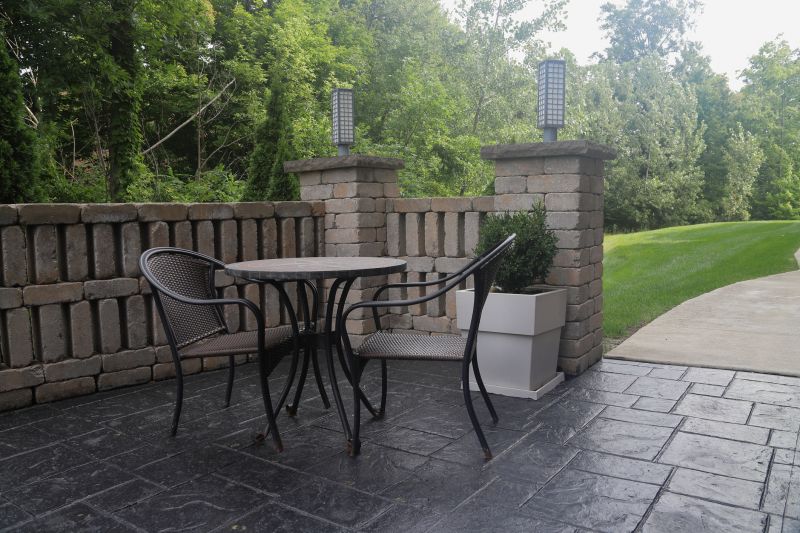 Patio with Decorative Concrete